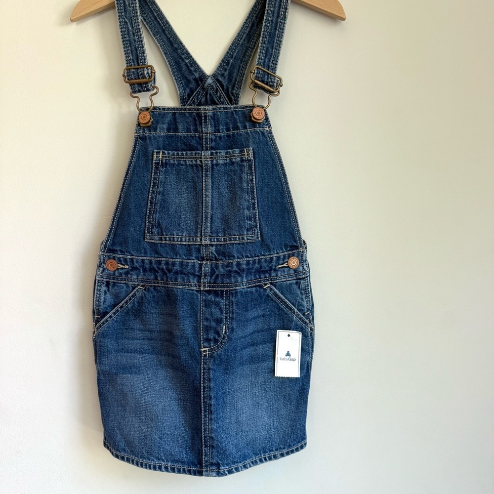 NEW Denim Baby Gap Overall dress toddler Size 4